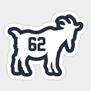 Jason Kelce Goat 62 Sticker